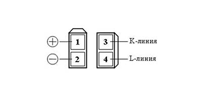 Диагностический разъем Ауди 2+2