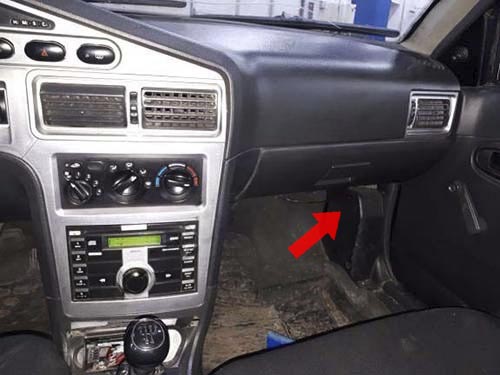 Диагностический разъем Daewoo Nexia