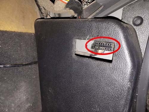 Диагностический разъем Daewoo Nexia