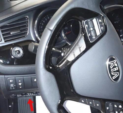 Диагностический разъем Kia Ceed