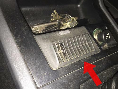 Диагностический разъем Volvo 850