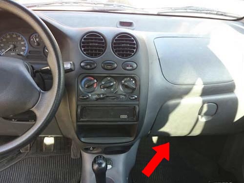 Диагностический разъем Daewoo Matiz