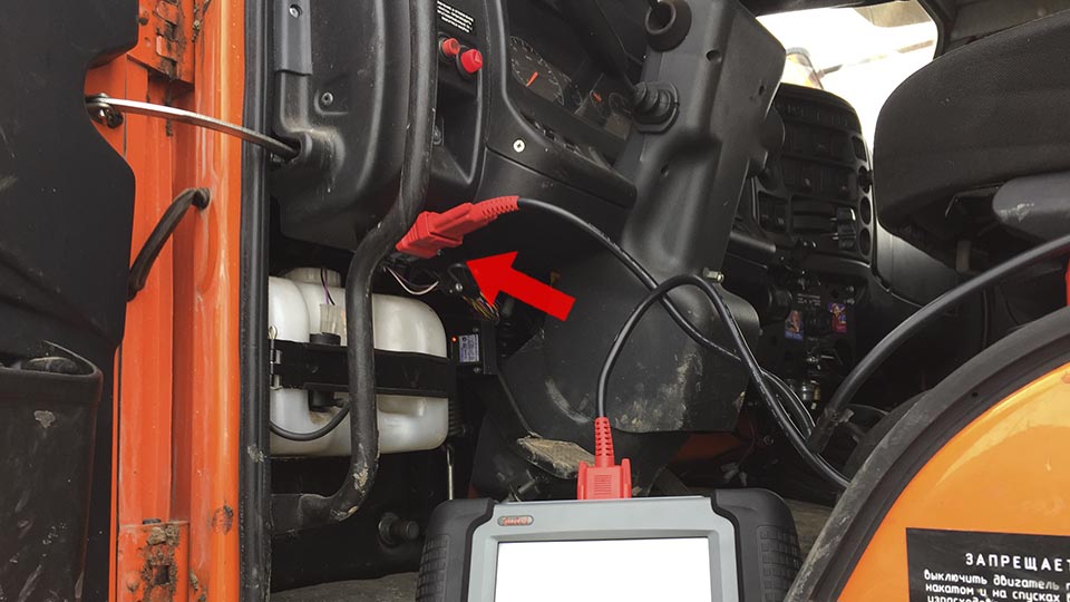 Диагностический разъем КАМАЗ 6522