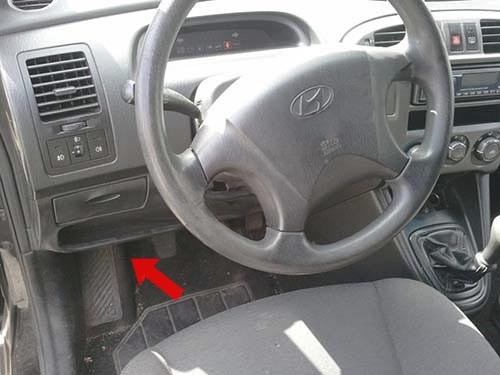 Диагностический разъем Hyundai Matrix