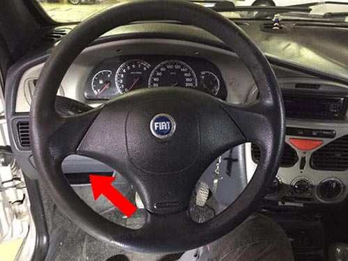 Диагностический разъем Fiat Albea