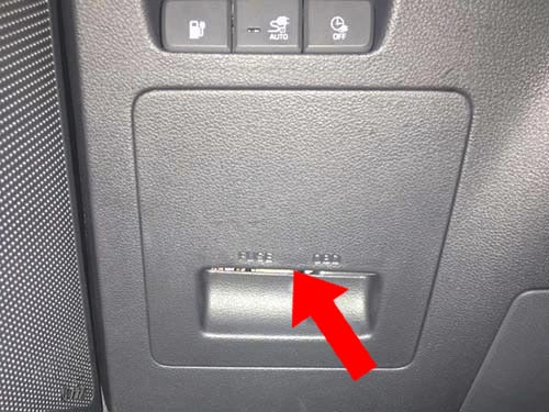 Диагностический разъем Hyundai Ioniq