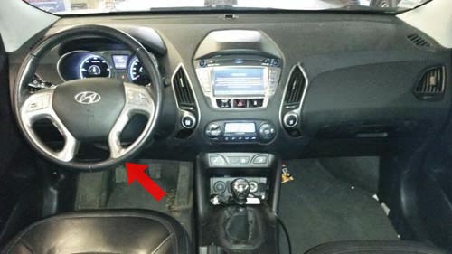 Диагностический разъем Hyundai ix35