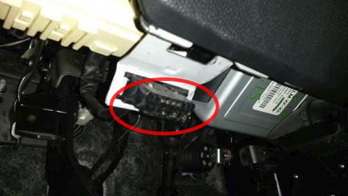 Диагностический разъем Hyundai ix35