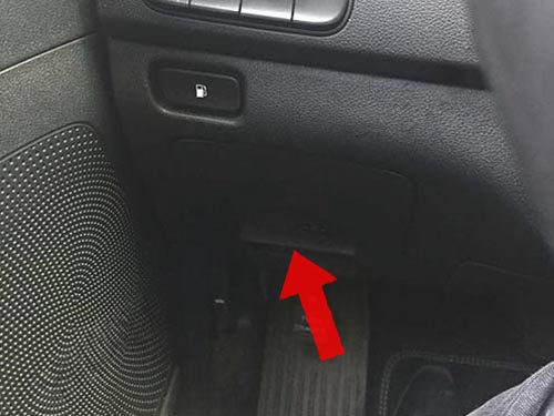 Диагностический разъем Kia Niro