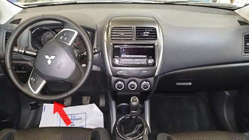 Диагностический разъем Mitsubishi ASX