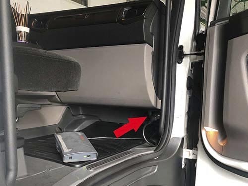 Диагностический разъем Scania R-Series