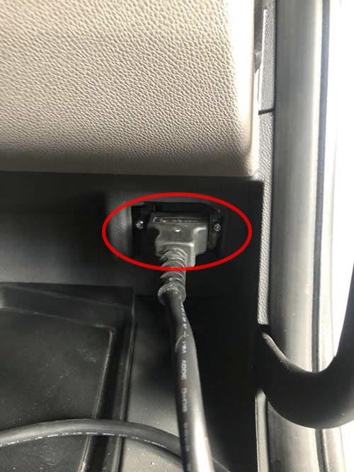 Диагностический разъем Scania R-Series