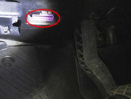 Диагностический разъем Audi A2