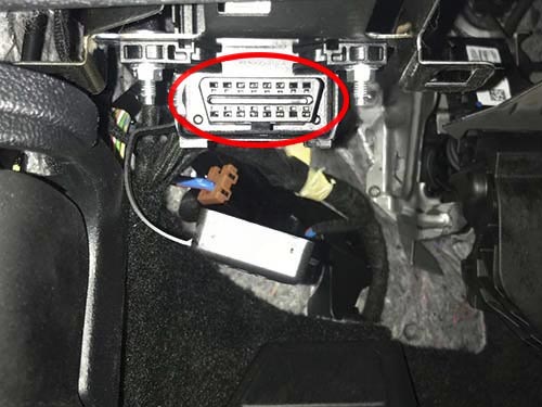 Диагностический разъем Ford Focus