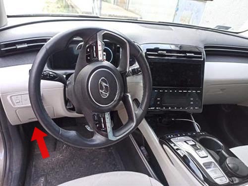 Диагностический разъем Hyundai Tucson