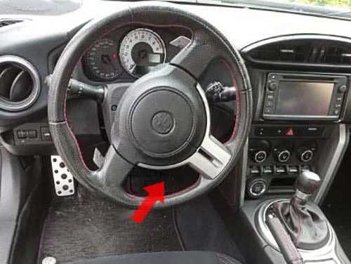 Диагностический разъем Toyota GT86