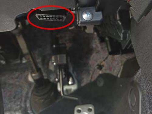 Диагностический разъем Toyota GT86