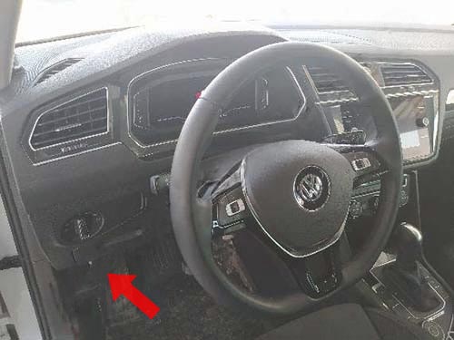 Диагностический разъем Volkswagen Tiguan