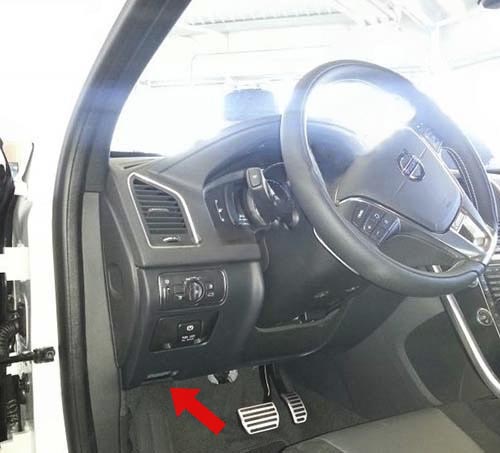 Диагностический разъем Volvo XC60