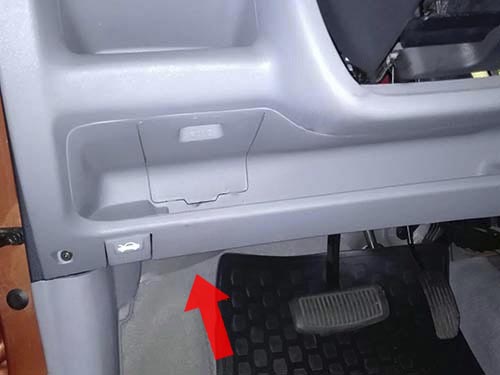 Диагностический разъем Kia Picanto