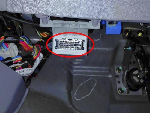 Диагностический разъем Kia Picanto